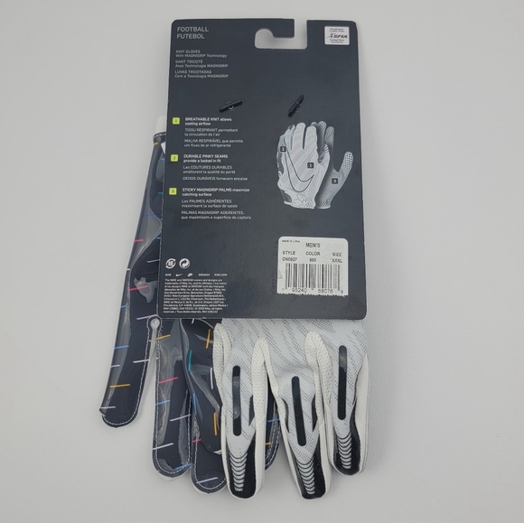 Nike Vapor Knit 4.0 NFL 2021 Crucial Catch Edition Receiver SZ 3XL Football New - Picture 6 of 7